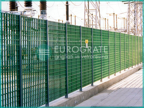 clôtures industrielles pour la protection d'installations d'énergie électrique